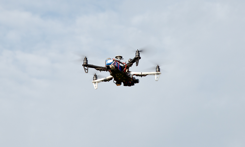 Keine Drohnen im Nationalpark! Kameradrohne (Foto: Imke Zwoch / Nationalparkverwaltung Niedersächsisches Wattenmeer)